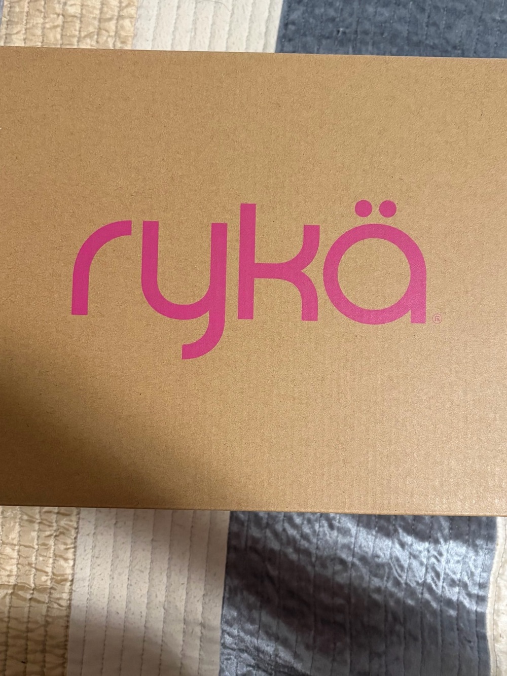 Ryka Cream Knit Slide Sandals with Stud Detailing - Picture 7 of 7